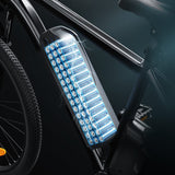 The electric bike's 36V 10.4Ah lithium-ion battery is designed to be removable and has passed STL's lPX5 safety certification test.