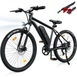 CyberCart E-Bike Electric Mountain Bike M10, 100KM Range 26" E-Bike for Long-Distance Commuting & Off-Road, CE Certified