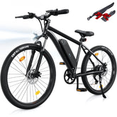 Electric Mountain Bike M10, 100KM Range 26" E-Bike for Long-Distance Commuting & Off-Road, CE Certified