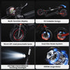 iScooter Off-Road E-Scooter IX5S Electric Scooter, 1000W Motor, 48V 15Ah Battery, 11 Inch Tires, 45km/h Max Speed, 65km Range, Front & Rear Disc Brake, Front & Rear Suspension