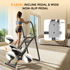 CyberCart Stair Stepper Foldable Stair Stepper for Home, Adjustable Stair Climber with 3 Heights, Compact Folding Vertical Stair Master for Exercise at Home for Full-Body Workout