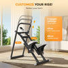 CyberCart Stair Stepper Foldable Stair Stepper for Home, Adjustable Stair Climber with 3 Heights, Compact Folding Vertical Stair Master for Exercise at Home for Full-Body Workout