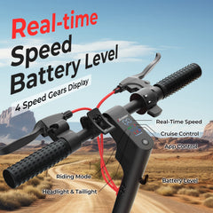 iSinwheel Commuter E-Scooter W8 Electric Scooter, 750W Motor, 48V 14Ah Battery, 9,3 inch Tires, 40km/h Max Speed, 45km Range, Front Disc / Rear Drum Brakes, Front & Rear Swingarm Spring Suspension
