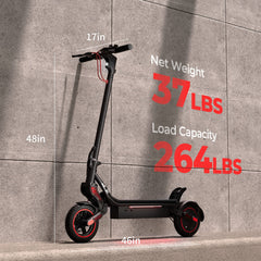 iSinwheel Commuter E-Scooter W8 Electric Scooter, 750W Motor, 48V 14Ah Battery, 9,3 inch Tires, 40km/h Max Speed, 45km Range, Front Disc / Rear Drum Brakes, Front & Rear Swingarm Spring Suspension