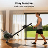 CyberCart Magnetic Rowing Machine with 16 Levels & App Compatible