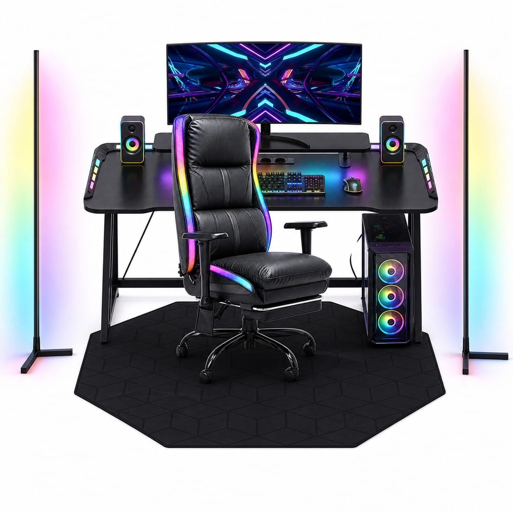 CyberCart Cybercart RGB Gaming Setup