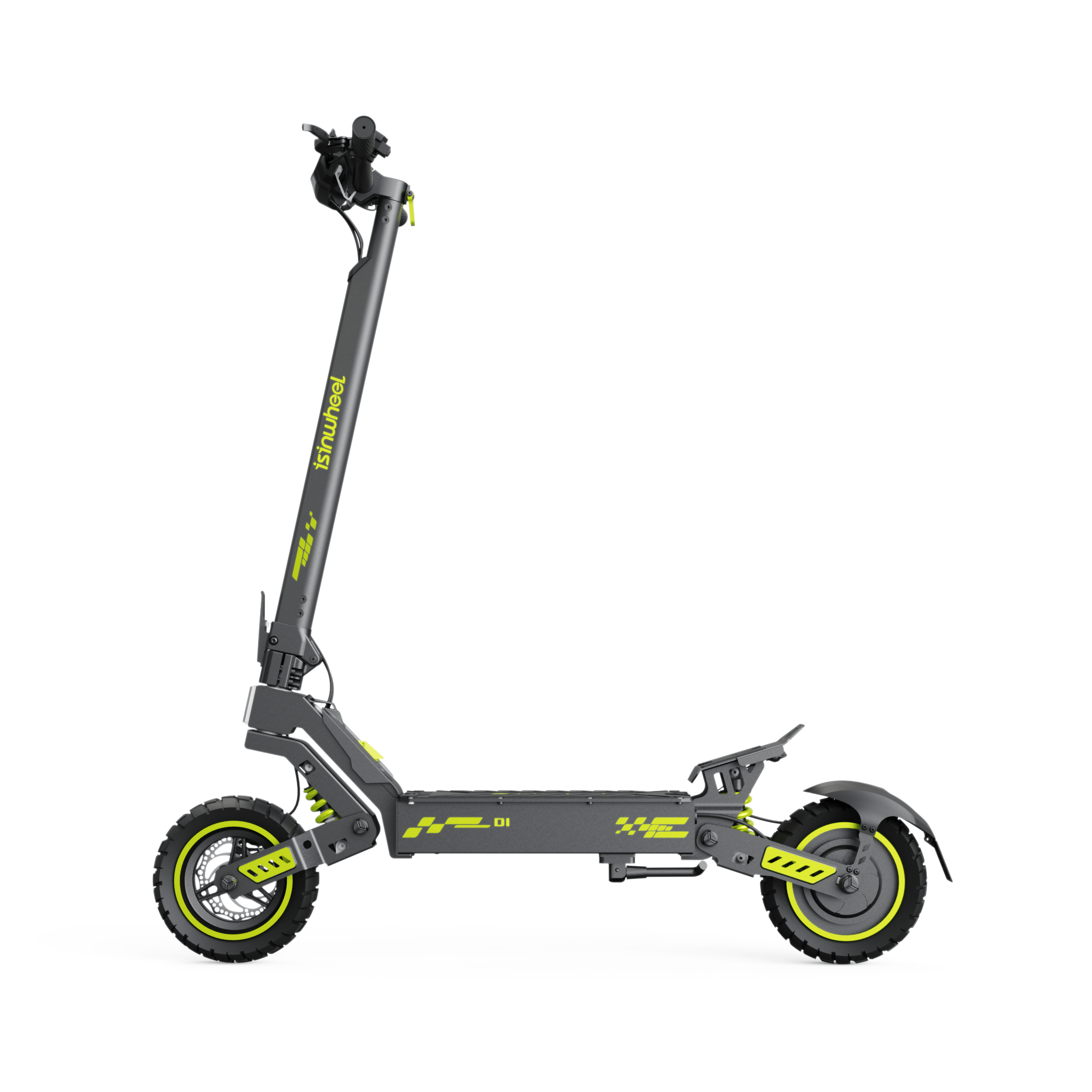 iSinwheel Skuter Elektryczny Terenowy D1 Electric Scooter, 1200W Motor, 48V 10Ah Battery, 10 Inch Tires, 45km/h Max Speed, 40km Range, Double Disc Brakes