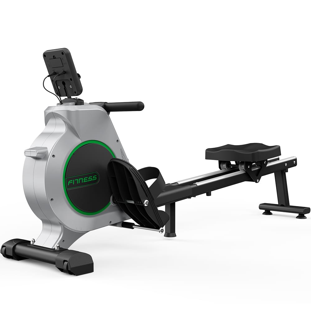 CyberCart Magnetic Rowing Machine with 16 Levels & App Compatible