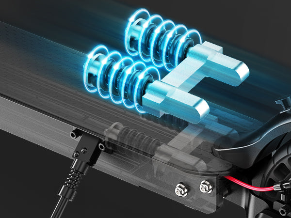 Rear wheel suspension