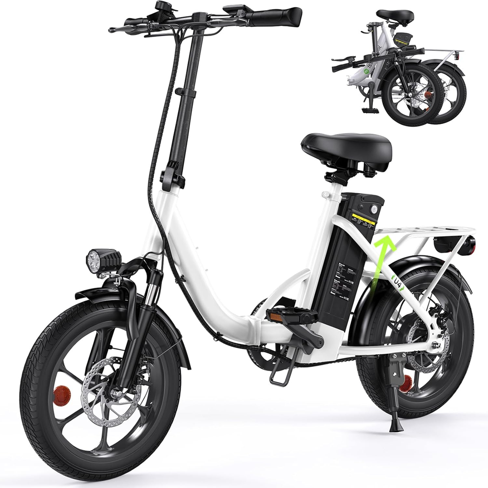Long-range 88 km battery system of U4 commuter e-bike
