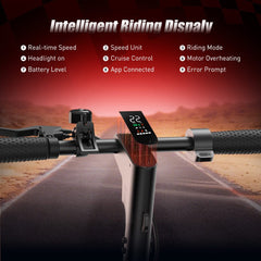 W5 City Electric Scooter, 350W Motor, 30km/h Max Speed, LCD Display