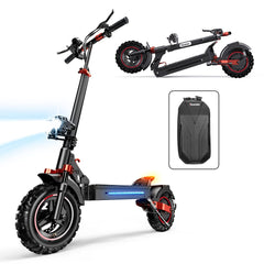 iScooter Off-Road E-Scooter IX5S Electric Scooter, 1000W Motor, 48V 15Ah Battery, 11 Inch Tires, 45km/h Max Speed, 65km Range, Front & Rear Disc Brake, Front & Rear Suspension