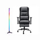 CyberCart Cybercart RGB LED Gaming Chair with Lumbar Support & Reclining Ergonomic Design