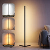 CyberCart RGB Floor Lamp with Remote and App Control, Music Sync Smart LED Corner Lamp for Gaming Room, Bedroom and Living Room