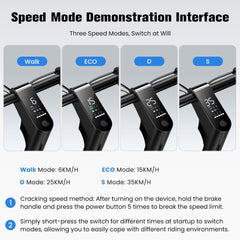 iSinwheel Commuter E-Scooter W6 Electric Scooter, 350W Motor, 36V 10,5Ah Battery, 10 inch Tires, 30km/h Max Speed, 30km Range, Rear Disc Brakes