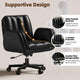 CyberCart Cybercart Double-Cushion Lounge Chair with Fold-Out Seat
