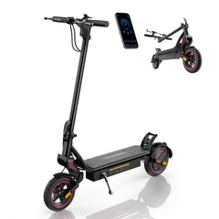 iSinwheel Commuter E-Scooter W8 Electric Scooter, 750W Motor, 48V 14Ah Battery, 9,3 inch Tires, 40km/h Max Speed, 45km Range, Front Disc / Rear Drum Brakes, Front & Rear Swingarm Spring Suspension