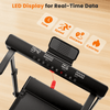 Jagjog Home Treadmill JT57 Folding Treadmill for Home, 136kg Capacity Smart Vertical Storage Machine