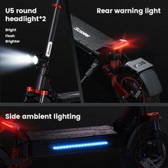 iScooter Off-Road E-Scooter IX5S Electric Scooter, 1000W Motor, 48V 15Ah Battery, 11 Inch Tires, 45km/h Max Speed, 65km Range, Front & Rear Disc Brake, Front & Rear Suspension
