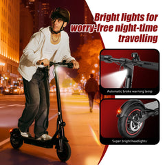 W5 City Electric Scooter, 350W Motor, 30km/h Max Speed, LCD Display