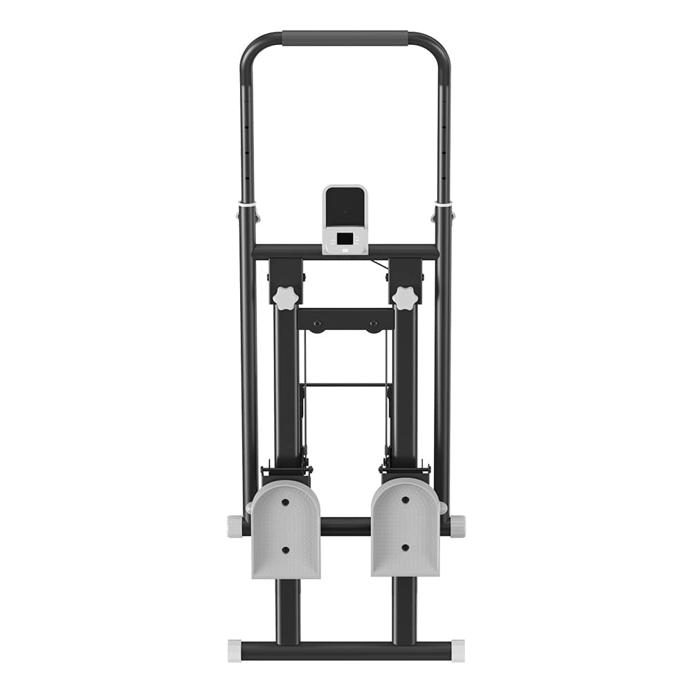 CyberCart Stair Stepper Foldable Stair Stepper for Home, Adjustable Stair Climber with 3 Heights, Compact Folding Vertical Stair Master for Exercise at Home for Full-Body Workout