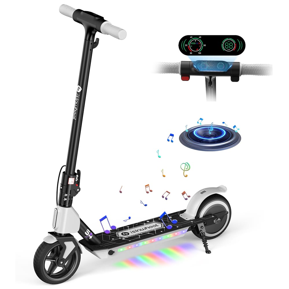 CyberCart E-Scooter for Kids Cybercart S4 Foldable Kids Electric Scooter | 200W, 12 MPH, Dual Brakes & 6.5" Solid Tyres (Ages 6-12)