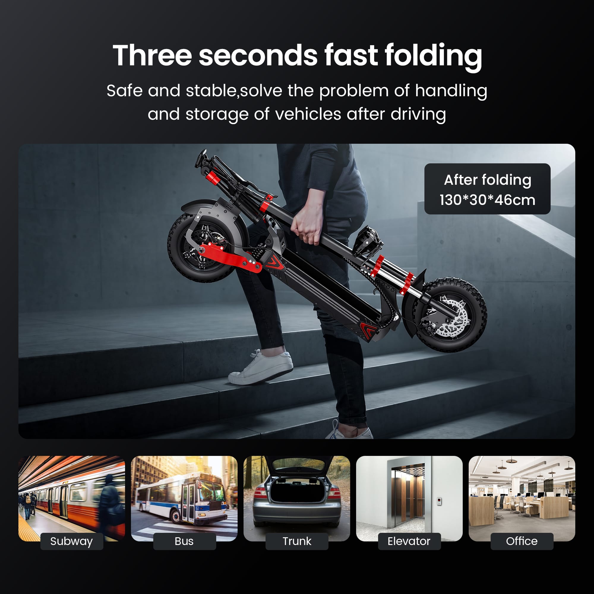 iScooter Skuter Elektryczny Terenowy iX8 Electric Scooter 2400W Dual Motor Folding Off-Road E-Scooter, CE Certified、