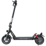 The iSinwheel Electric Scooter 800W Foldable Off-Road E-Scooter – GT1 features thick tires, a wide deck, red suspension, upright handlebars, and a kickstand. Ideal for outdoor adventures and labeled "Powered by iSinwheel" and "GT1.