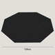 CyberCart Cybercart Octagonal Noise-Cancelling Gaming Chair Mat, Non-Slip Hardwood Floor Protector Rug