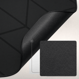 CyberCart Cybercart Octagonal Noise-Cancelling Gaming Chair Mat, Non-Slip Hardwood Floor Protector Rug