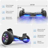 Rugged hoverboard for outdoor adventures