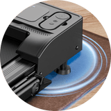 LED display on the JT51 treadmill showing speed, time, and distance