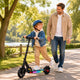 Trottinette électrique pliable pour enfants K40 Pro–Double freins, vitesse de sécurité réglable en hauteur et légale
