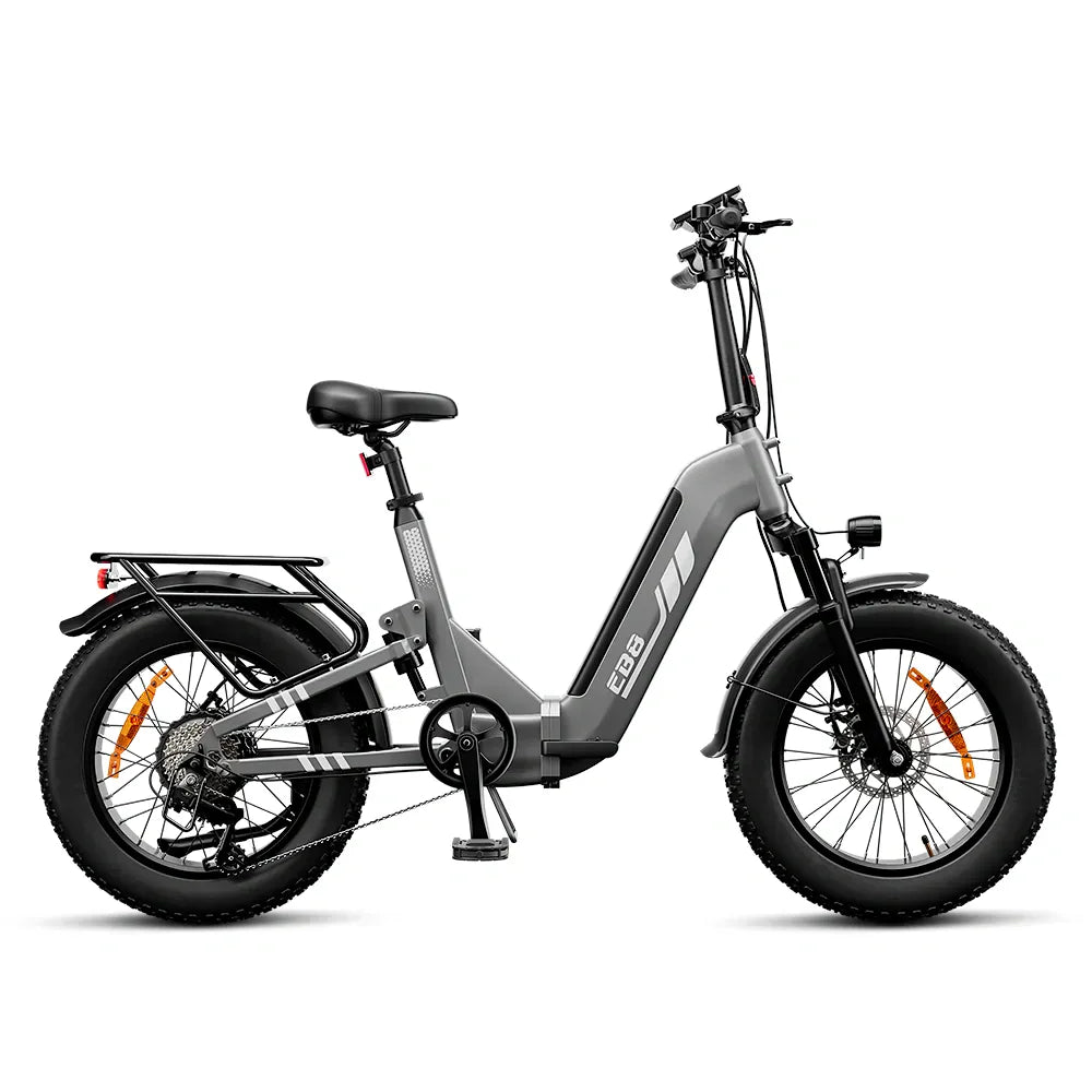 CyberCart Commuter E-Bike EB8 Foldable Electric Fat Bike – Range Up to 144 km