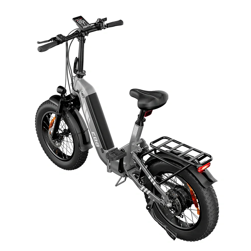 CyberCart Commuter E-Bike EB8 Foldable Electric Fat Bike – Range Up to 144 km