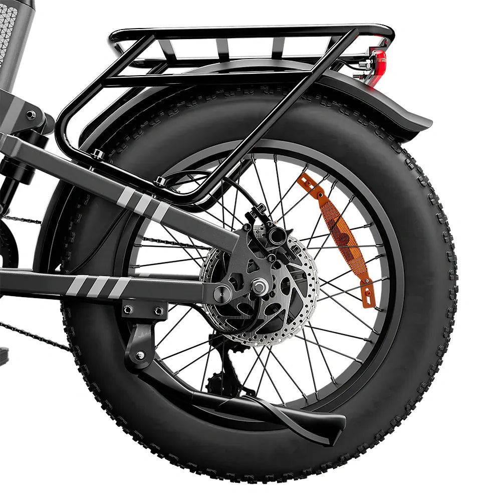 CyberCart Commuter E-Bike EB8 Foldable Electric Fat Bike – Range Up to 144 km