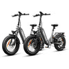 CyberCart Commuter E-Bike EB8 Foldable Electric Fat Bike – Range Up to 144 km
