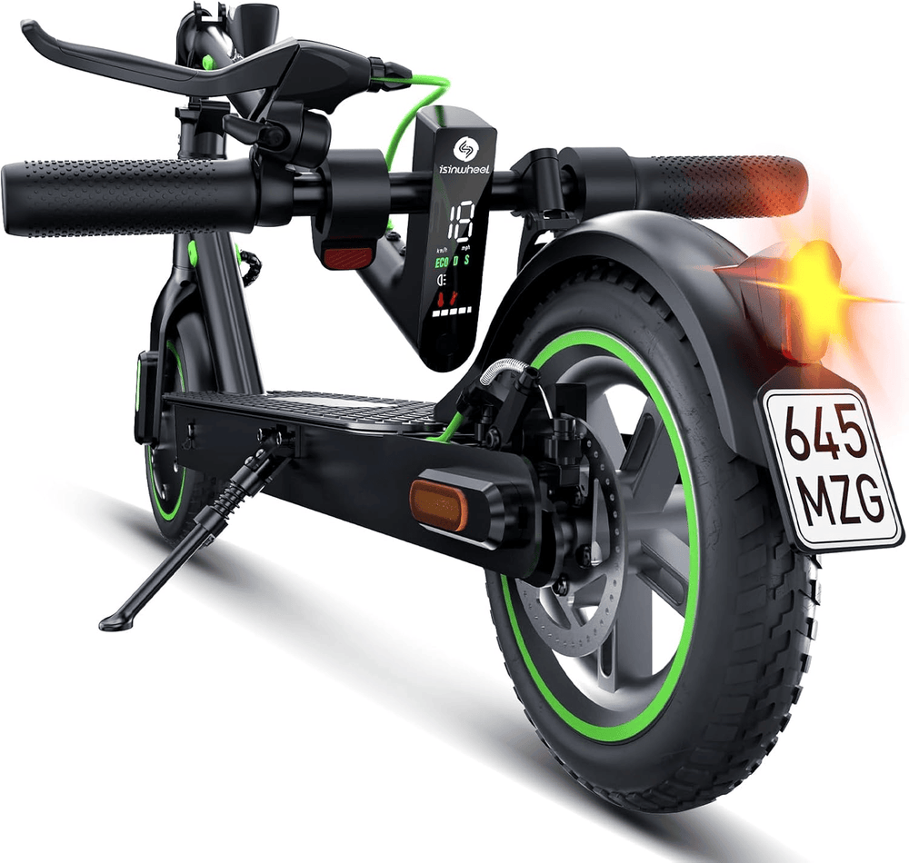 Foldable commuter e-scooter S9 Pro featuring durable battery, 30KM riding distance, fast charging, and intelligent BMS safety management.
