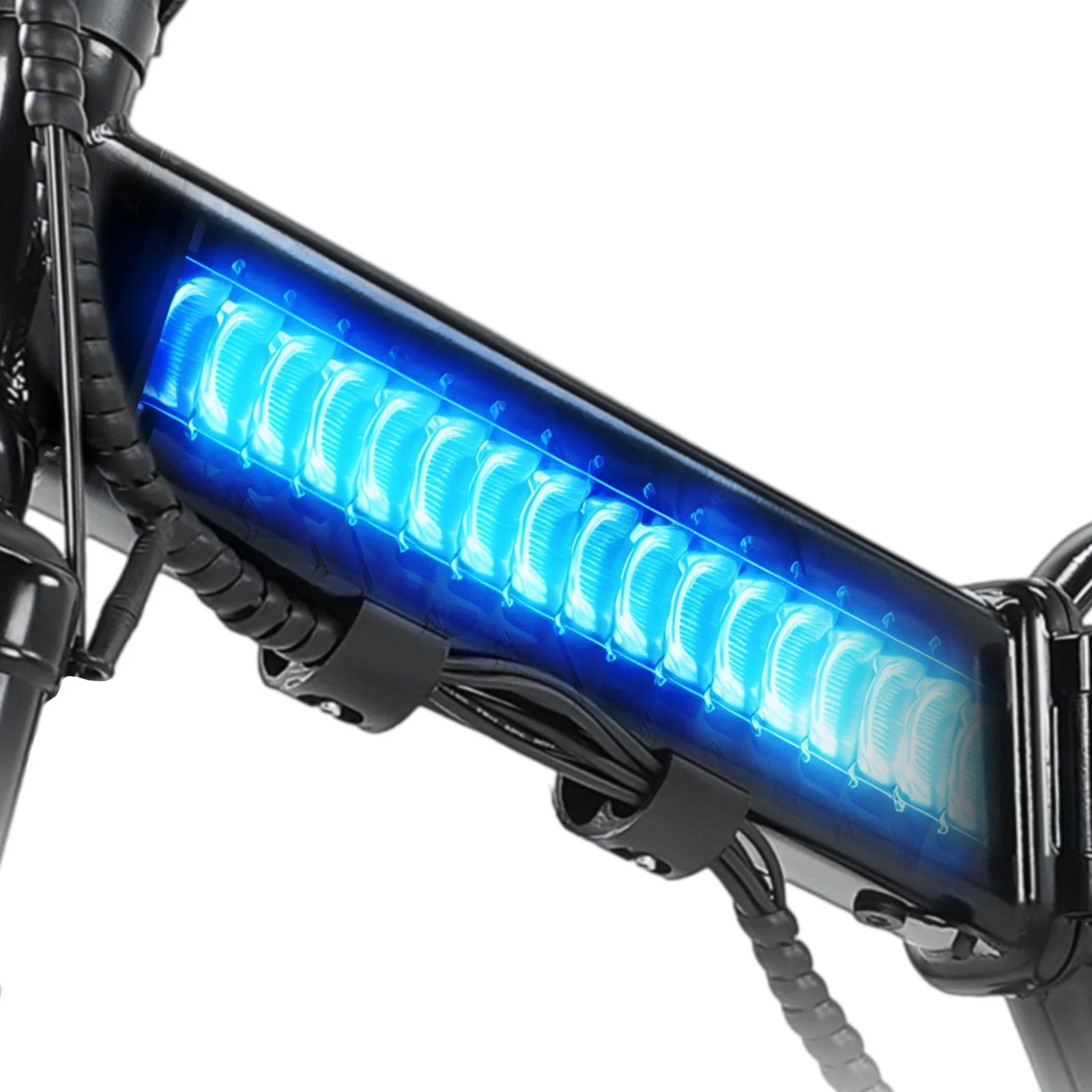 Optimised for urban rides, this maintenance-free battery provides a 45 km pedal-assist range per charge. Optimised for urban rides, this maintenance-free battery provides a 45 km pedal-assist range per charge.