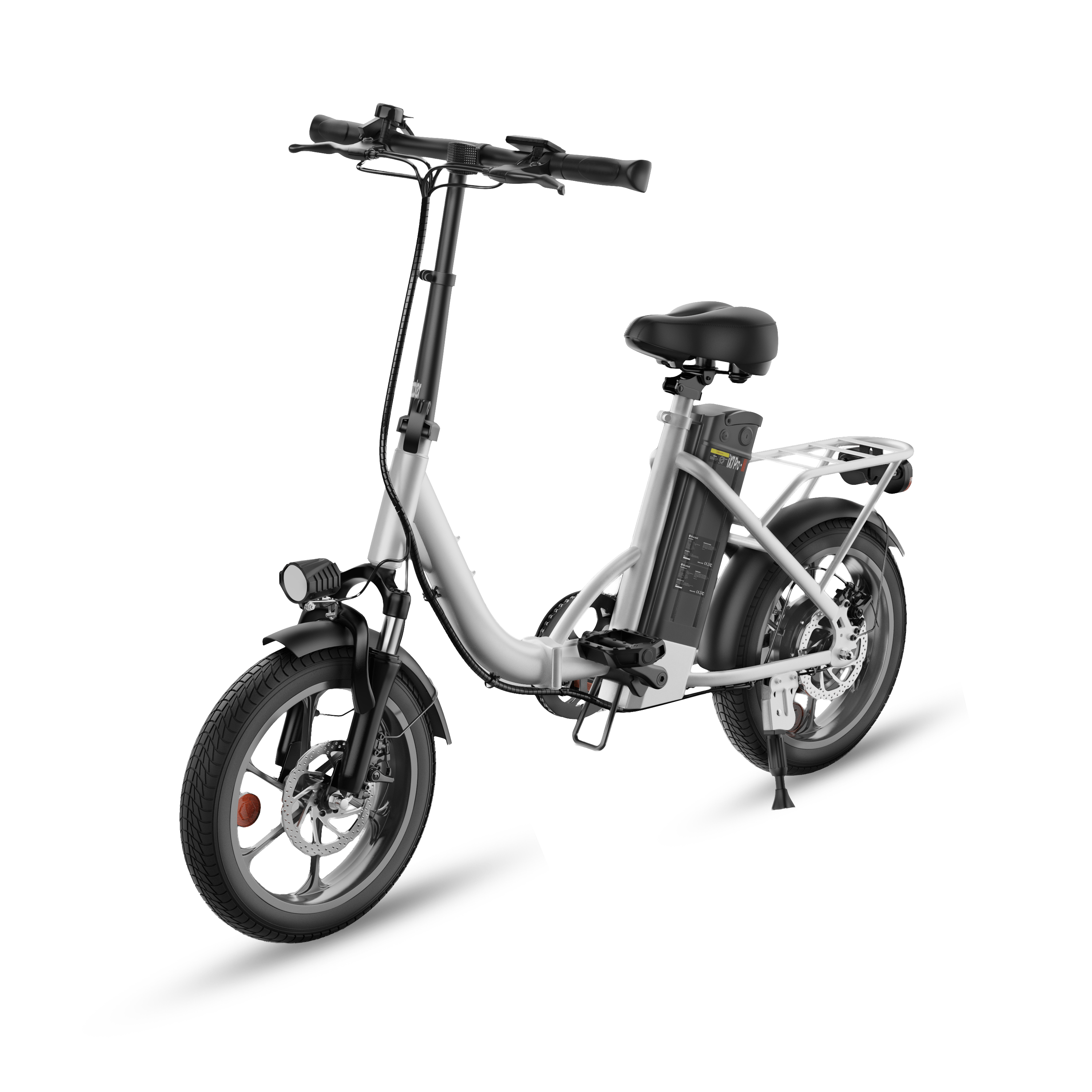 CyberCart Commuter E-Bike U4 Electric Commuter Bike, Peak 500 W, 88 km Range Foldable E-Bike