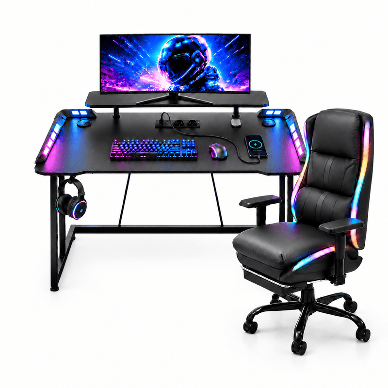 CyberCart Cybercart RGB Gaming Setup