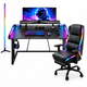 CyberCart Cybercart RGB Gaming Setup