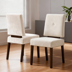 CyberCart Ares Minimalist Chairs Ares Minimalist Chairs Set of 2 – Essential Seating for Modern Living, Dining, Study & Home Office - C2