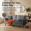 CyberCart Ares Minimalist 2-Seater Sofa Ares Minimalist Inertia 2-Seater Sofa, Ergonomic Tech Lounge: Leisure Relaxation for Home Office, Living Room, Apartment & Gaming Room, 172x84x86cm - S2
