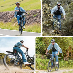 CyberCart Commuter E-Bike EB3 Electric Bike | 250W, 100 km Range