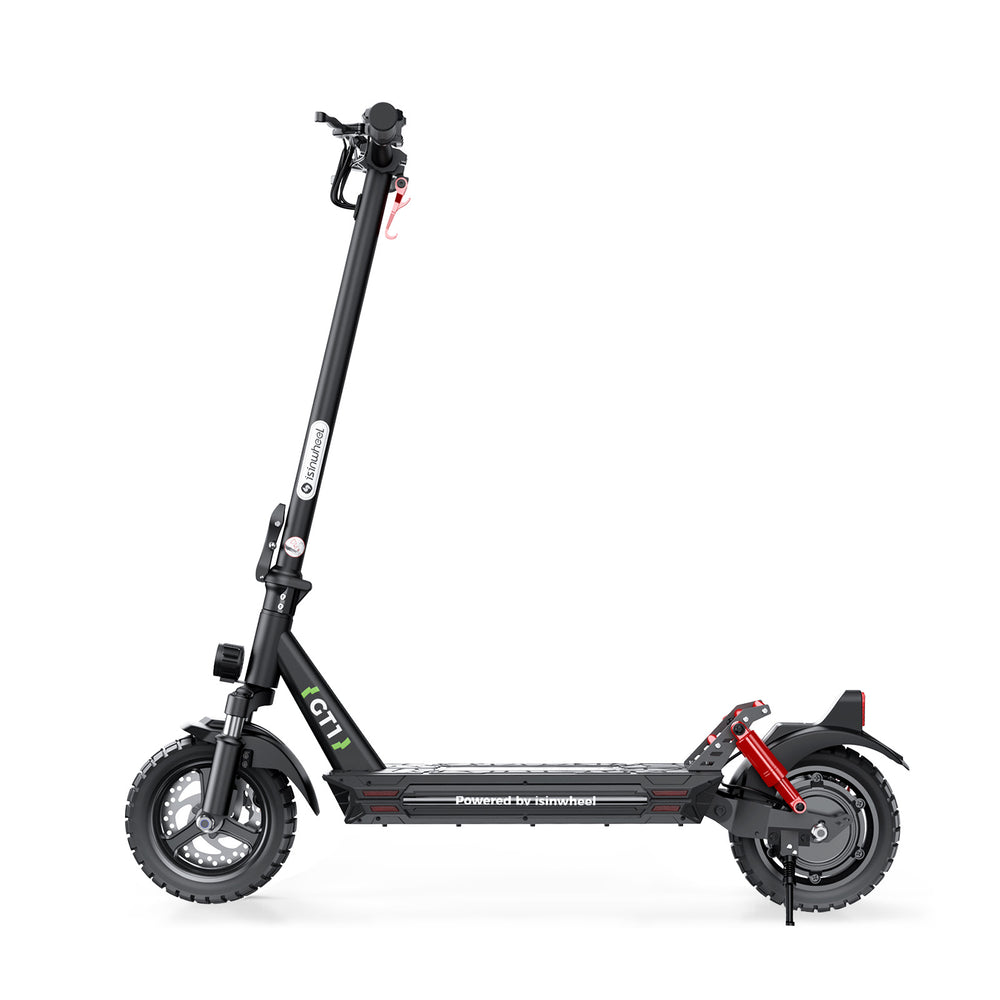 GT1 800W Off-Road Electric Scooter - Side View on White Background