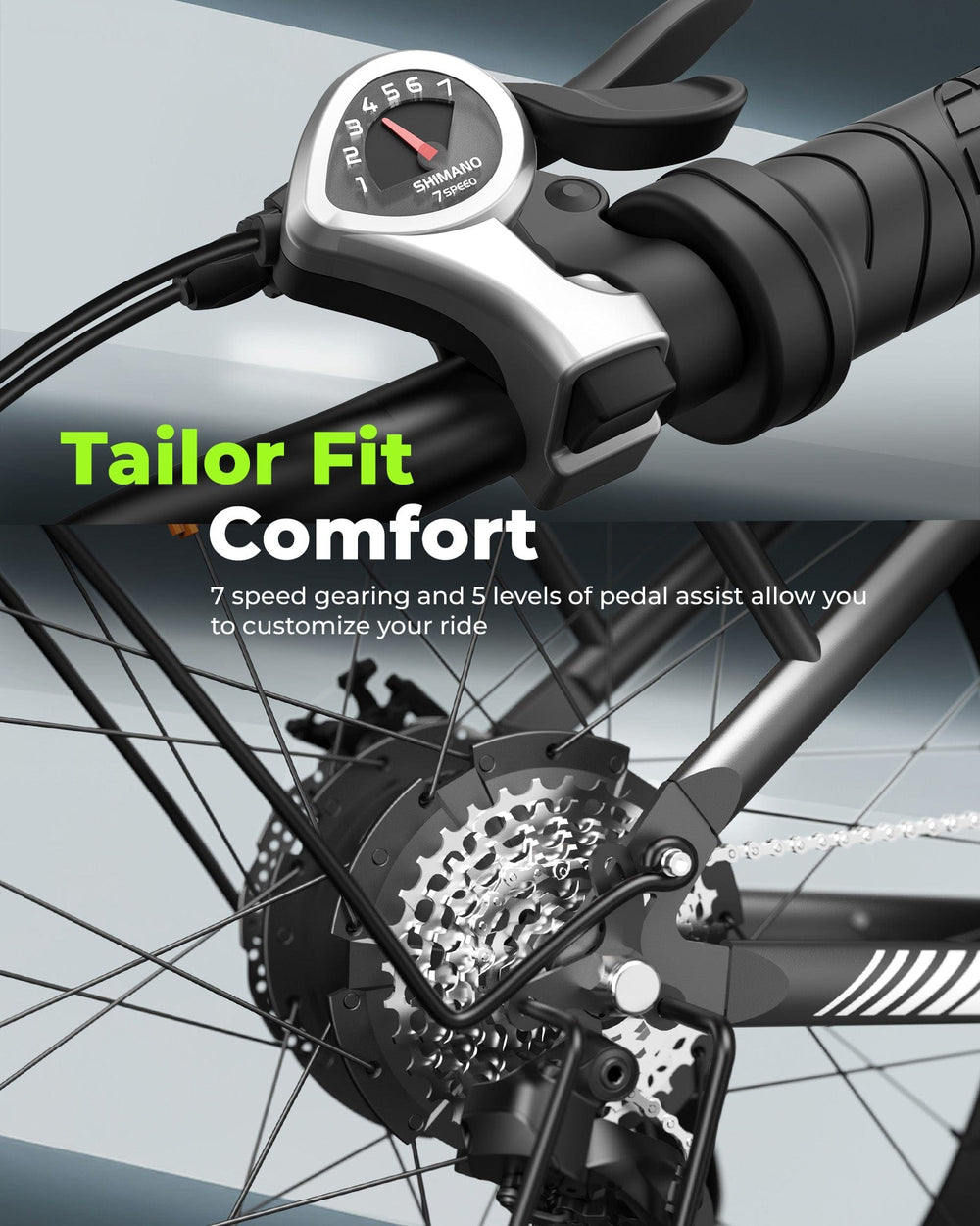 cybercart E-Bike Electric Bike M60 750W Fat-Tire All-Terrain Electric Bike