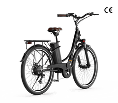 CyberCart Commuter E-Bike U2 Commuter Electric Bike - City E-Bike, 500W Motor, 55KM Range, CE Certified