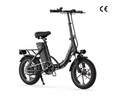 CyberCart Commuter E-Bike U4 Electric Commuter Bike, Peak 500 W, 88 km Range Foldable E-Bike