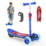 CE certification label on the MiniSpider kids electric scooter, safe and reliable